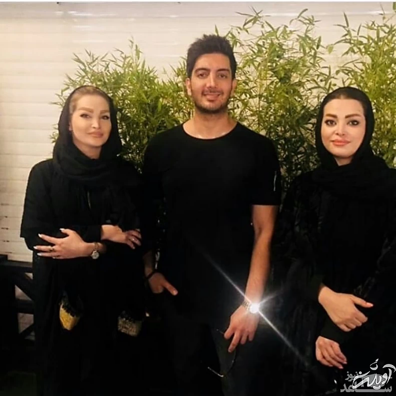 فرزاد فرزین و همسرش